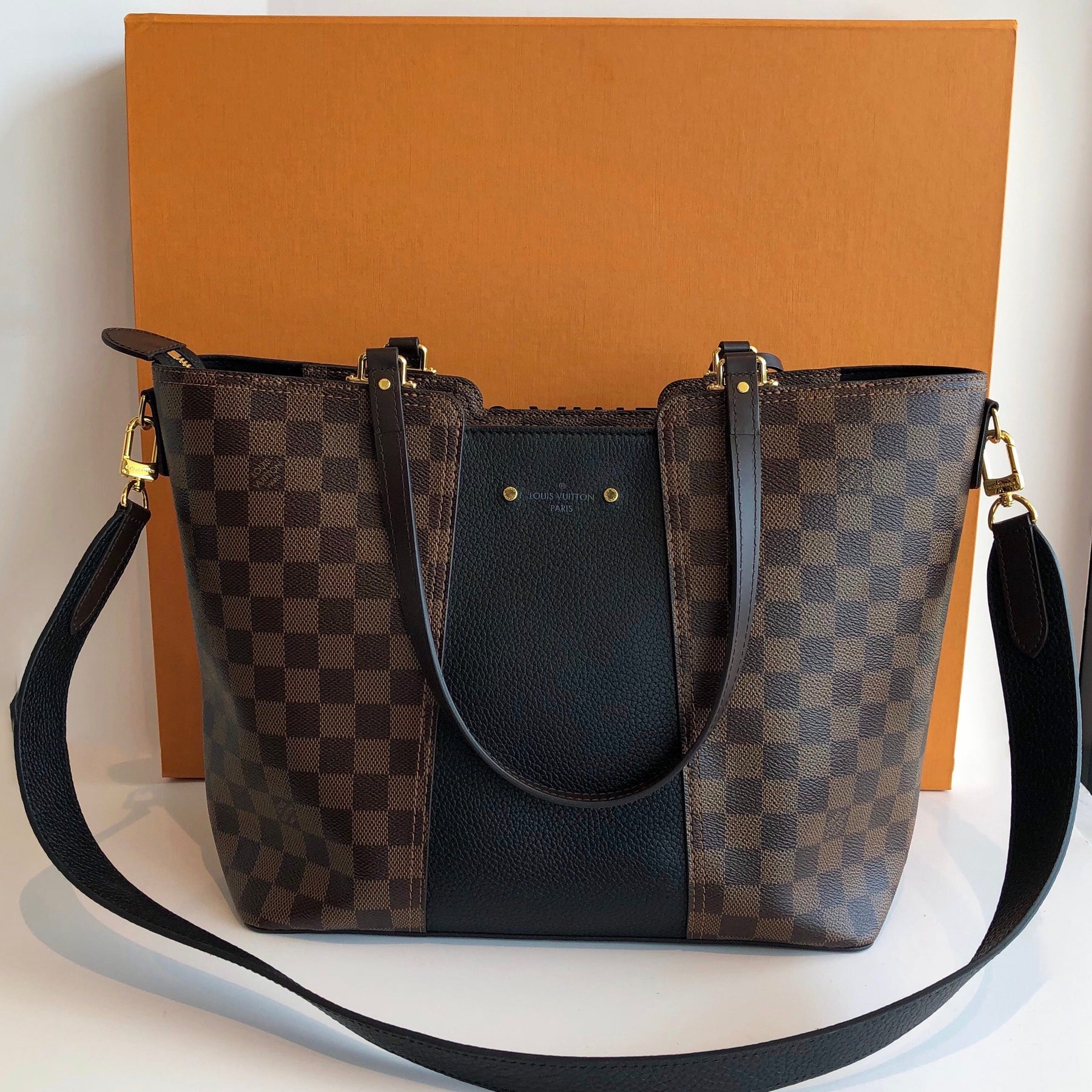 Louis Vuitton Damier Ebene Jersey Bag - Dress Raleigh Consignment