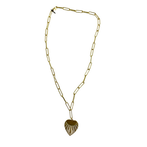 Farrah B Gold Heart Necklace